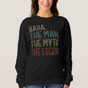 Manar Bapa Man Myth Legend För manar Grandad Far T Shirt