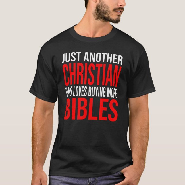 Manar Bara en annan kristen som Kärlek Bibles Reli T Shirt (Framsida)