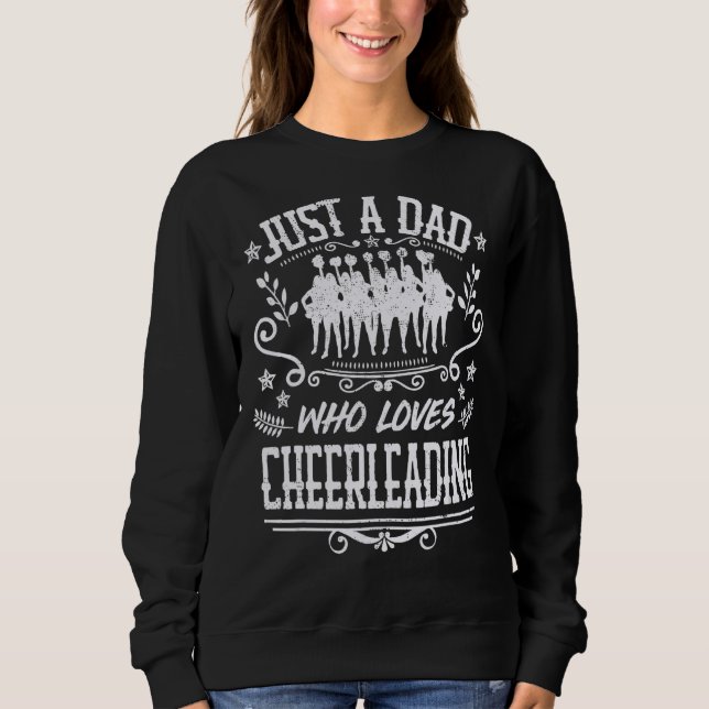Manar Bara en Pappa som Kärlek CheerLeaderleade T Shirt (Framsida)
