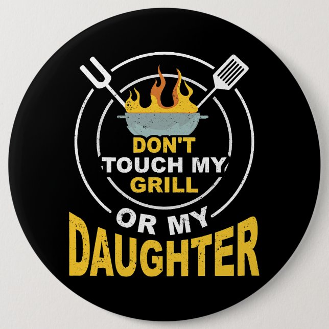 Manar Barbecue Master Barbecue Apron BBQ Grilling Knapp (Framsida)