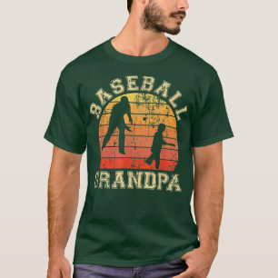 Manar Baseball Grandpa Grandfather Grandfather Pro T Shirt