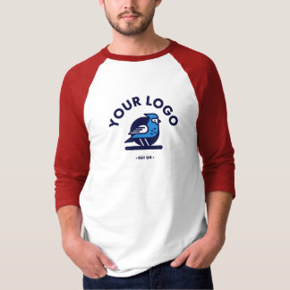 Manar Basic 3/4 T-Shirt - White/Red