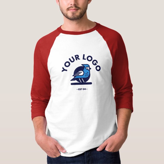 Manar Basic 3/4 T-Shirt - White/Red (Framsida)