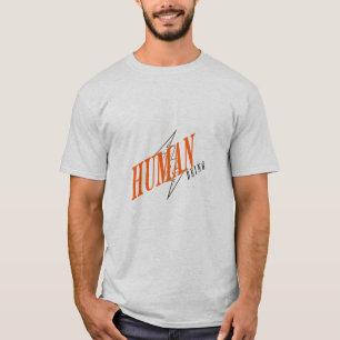Manar Basic "Human Is" Minimalist T-Shirt
