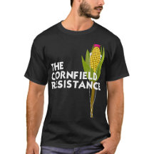 Manar Basic Mörk T-Shirt, Cornfield Resistance