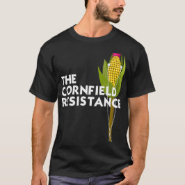 Manar Basic Mörk T-Shirt, Cornfield Resistance Tröja