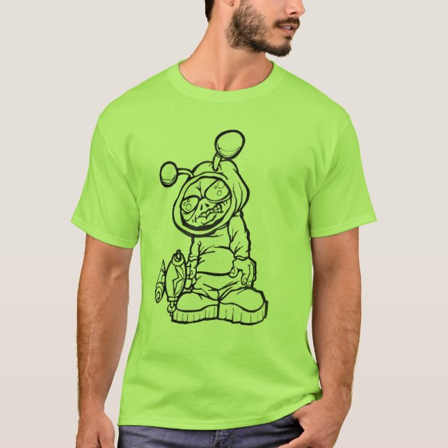 Manar Basic-Shirt ATL-UTOMJORDINGAR!!!! T Shirt (Framsida)