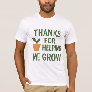 Manar Basic-ShirtTack för att du hjälper mig att v T Shirt