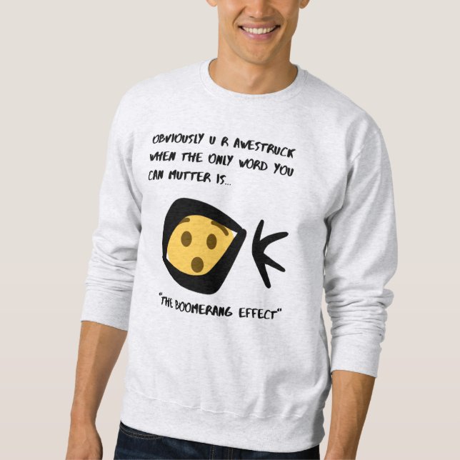 Manar Basic Sweatshirt Boomeranged (Framsida)