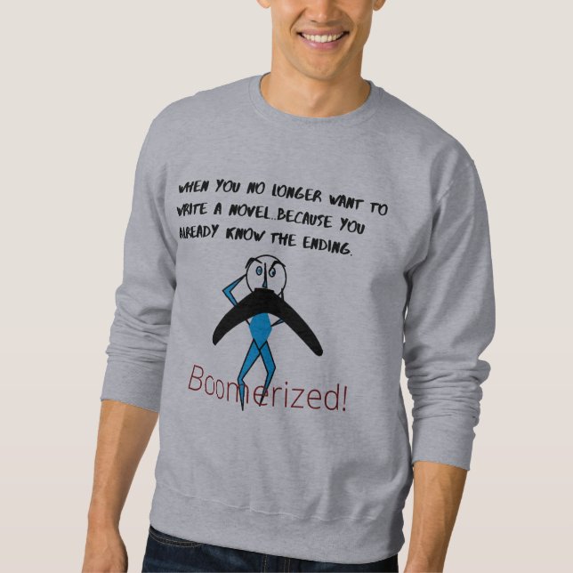 Manar Basic Sweatshirt Boomeranged (Framsida)