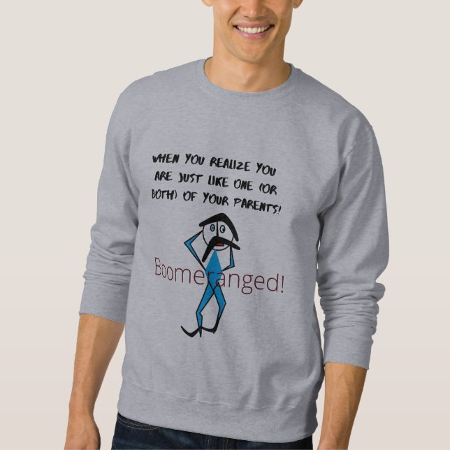 Manar Basic Sweatshirt Boomeranged (Framsida)