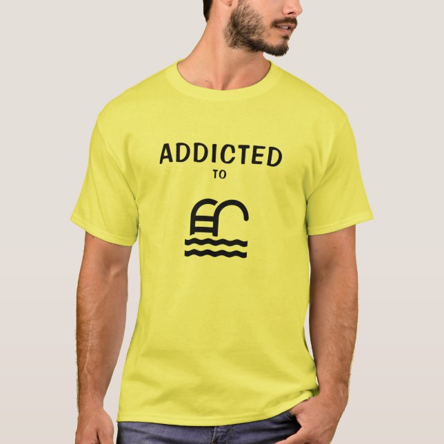 Manar Basic T-Shirt | Beroende till simning (Framsida)