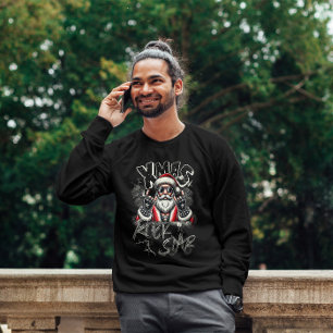 Manar Basic T-Shirt Jultomten Rockstjärna T-Shirt