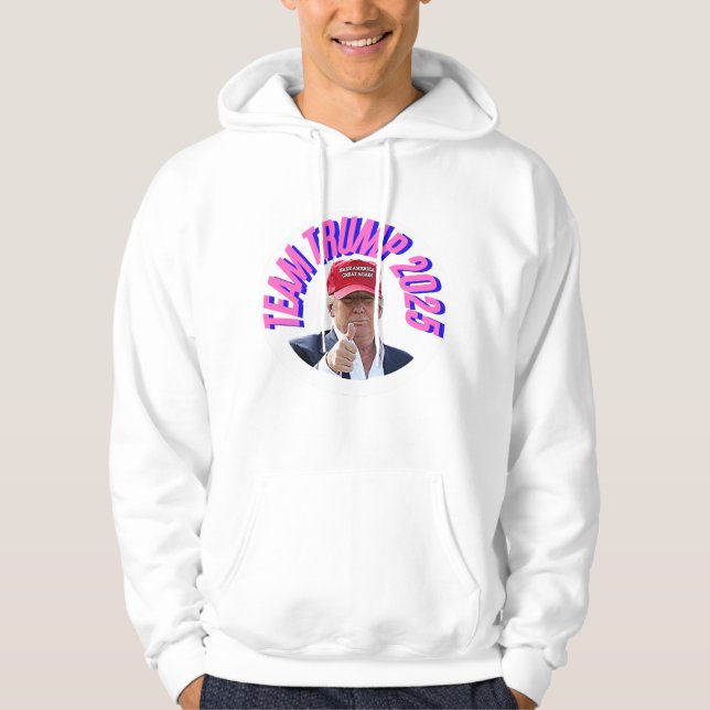 Manar Basic Trump Hooded Sweatshirt (Framsida)
