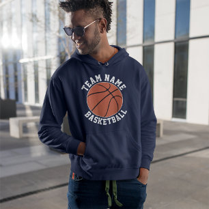 Manar Basketball Anpassningsbar Player Jersey-numm Hoodie