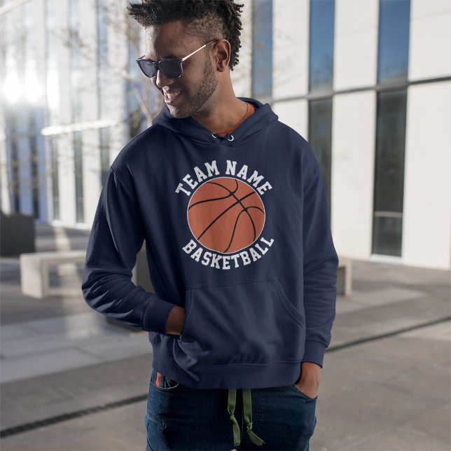 Manar Basketball Anpassningsbar Player Jersey-numm Hoodie (Skapare uppladdad)