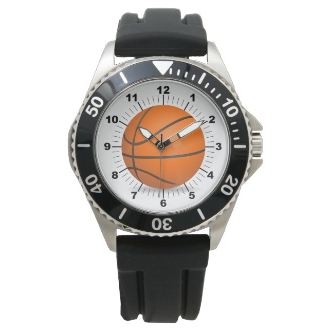 Manar Basketball Black Armbandsur (Framsida)