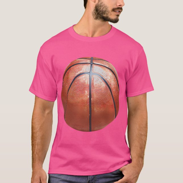Manar Basketball Boll Sports T Shirt (Framsida)