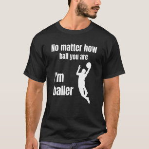 Manar Basketball För manar Coola Say Baller T Shirt