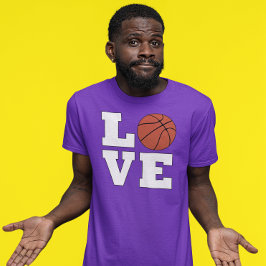 Manar Basketball KÄRLEK Basketball Player eller Co T Shirt