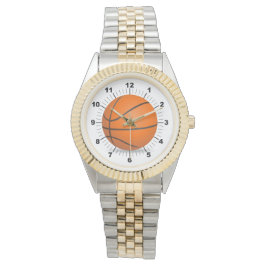 Manar Basketball Two-Tone Bracelet Watch Armbandsur