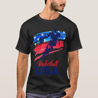 Manar Basketball USA stöder teamets skjortbasketb T Shirt
