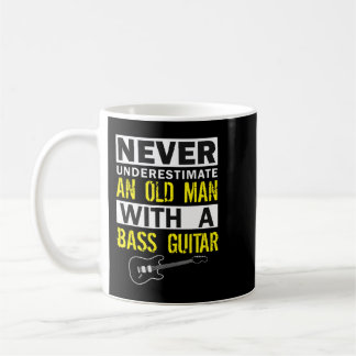 Manar Bass Player Musician Gift Far Grandfather  Kaffemugg