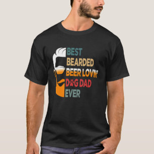 Manar bästa bonde Beer Lovin Hund Matching Fami T Shirt