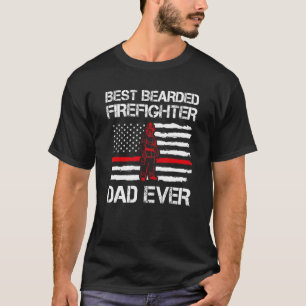 Manar Bästa brandbekämpare Pappa Alltid pappa Fire T Shirt