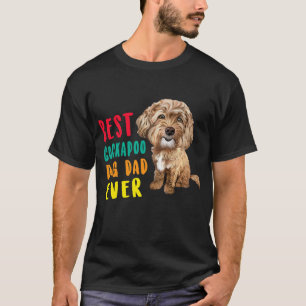 Manar bästa Cockapoo Hund Pappa någonsin Fars da T Shirt