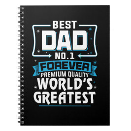 Manar Bästa Far Pappa Världsmästare nr 1 Anteckningsbok