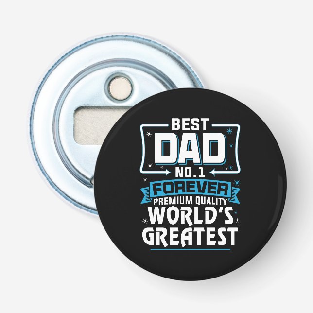 Manar Bästa Far Pappa Världsmästare nr 1 Flasköppnare (Framsidan)