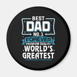 Manar Bästa Far Pappa Världsmästare nr 1 Magnet