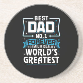 Manar Bästa Far Pappa Världsmästare nr 1 Underlägg