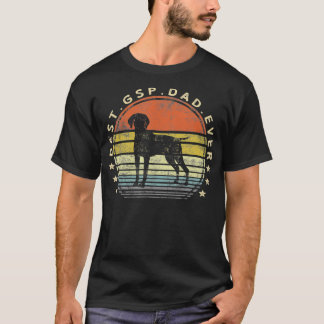 Manar Bästa GSP-avtal Pappa Alltid Hund älskare Äg T Shirt