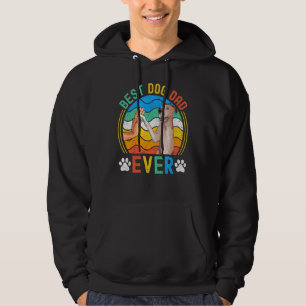 Manar Bästa Hund Pappa någonsin Pappa Lycklig Fars Hoodie