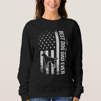 Manar bästa Hund Pappa någonsin Patriot America Fl T Shirt