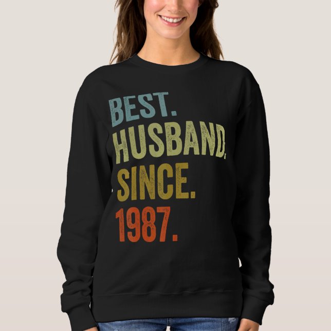 Manar Bästa Make sedan 1987 Bröllop-anniversarry T Shirt (Framsida)