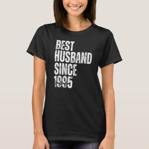 Manar Bästa Make sedan 1995 Vintage bröllop Anniv T Shirt