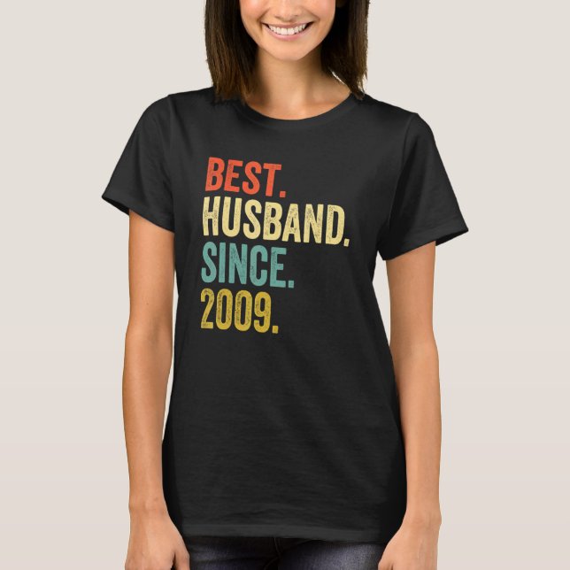 Manar Bästa Make sedan 2004 18:e Bröllop Annivers T Shirt (Framsida)