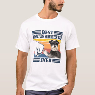 Manar bästa minister Schnauzer Pappa Alltid Rolig  T Shirt