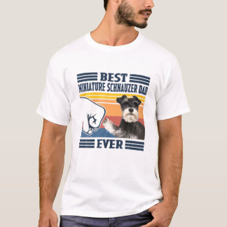 Manar bästa minister Schnauzer Pappa Alltid Rolig  T Shirt