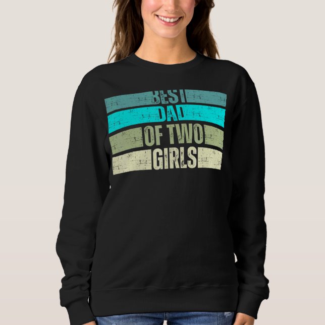 Manar bästa Pappa av två flickor T Shirt (Framsida)