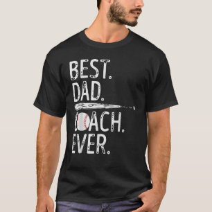 Manar bästa Pappa-coachning någonsin Baseball Patr T Shirt