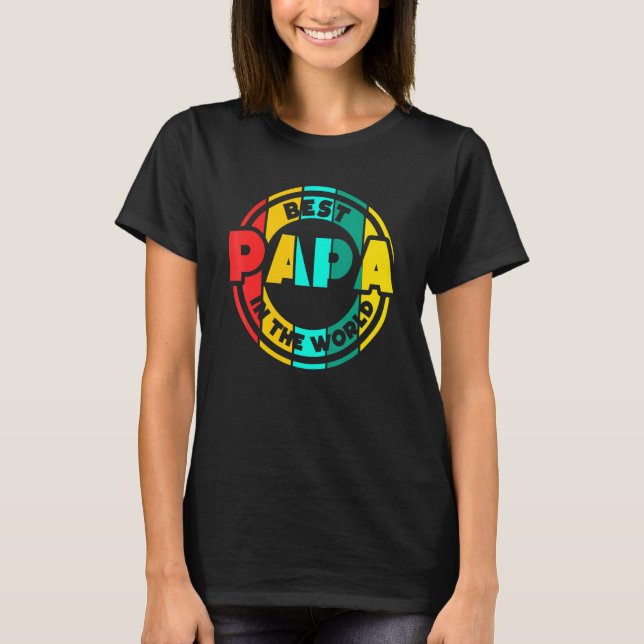 Manar bästa Pappa i Pappa T Shirt (Framsida)