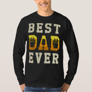 Manar Bästa Pappa någonsin Fransk färdas potatisea T Shirt