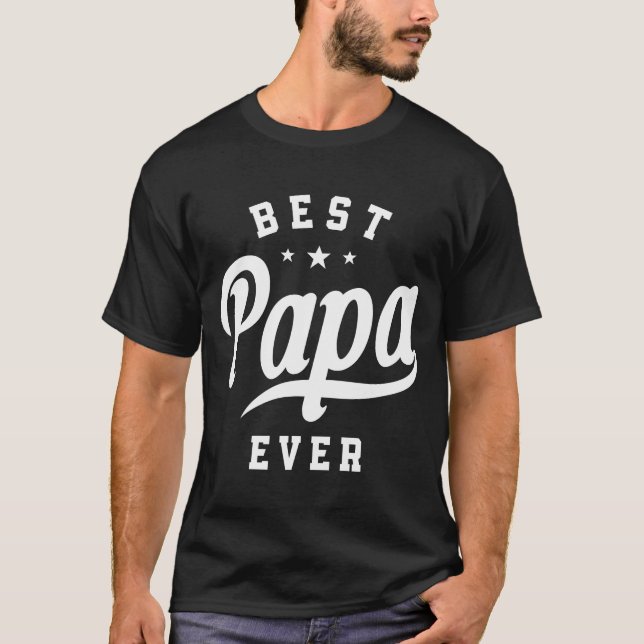 Manar Bästa Pappa någonsin - Lustigt Fars dag T Shirt (Framsida)