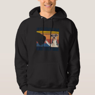 Manar bästa personal Pappa någonsin Hund Fars dag Hoodie