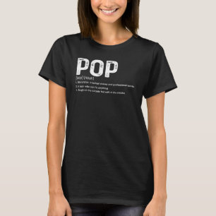 Manar Bästa pop som en vanlig morfar, endast Wa T Shirt
