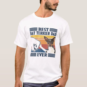 Manar bästa Råtta Terrier Pappa Alltid Rolig hund  T Shirt